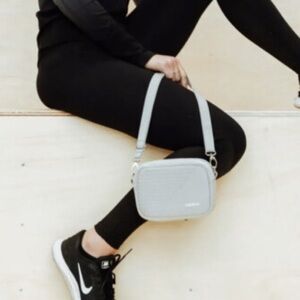 Vooray Sidekick Gray Moto Crossbody Bag NEW!